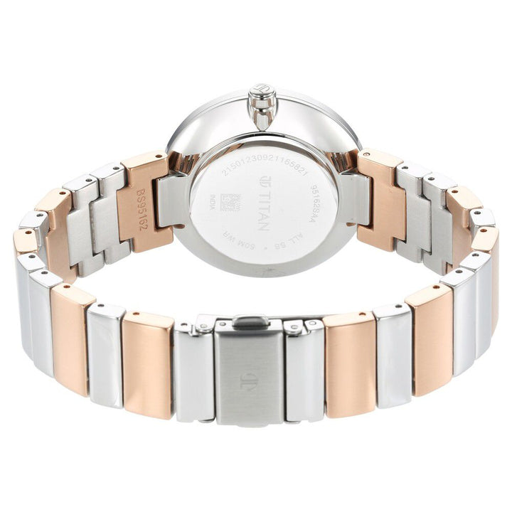 Titan Purple Unending Beauty Mother Of Pearl Analog Stainless Steel Strap watch for Women - The Watch Factory ®