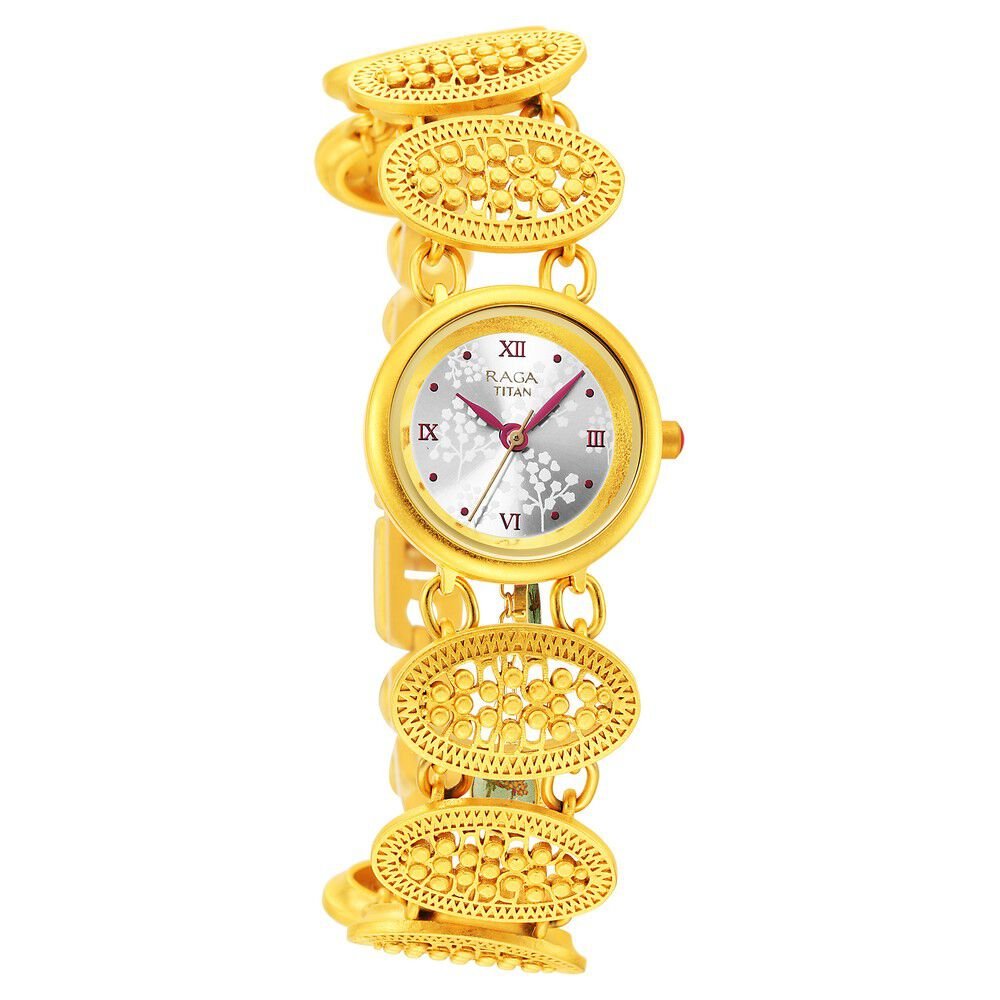 Titan Raga X Masaba Silver Dial Analog Steel and Metal Strap Watch for Women - The Watch Factory ®