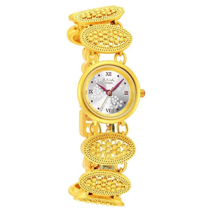 Titan Raga X Masaba Silver Dial Analog Steel and Metal Strap Watch for Women - The Watch Factory ®