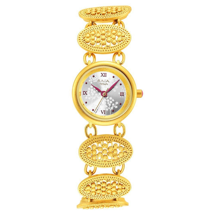 Titan Raga X Masaba Silver Dial Analog Steel and Metal Strap Watch for Women - The Watch Factory ®