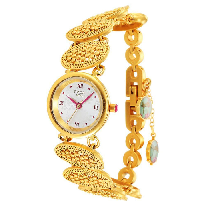 Titan Raga X Masaba Silver Dial Analog Steel and Metal Strap Watch for Women - The Watch Factory ®