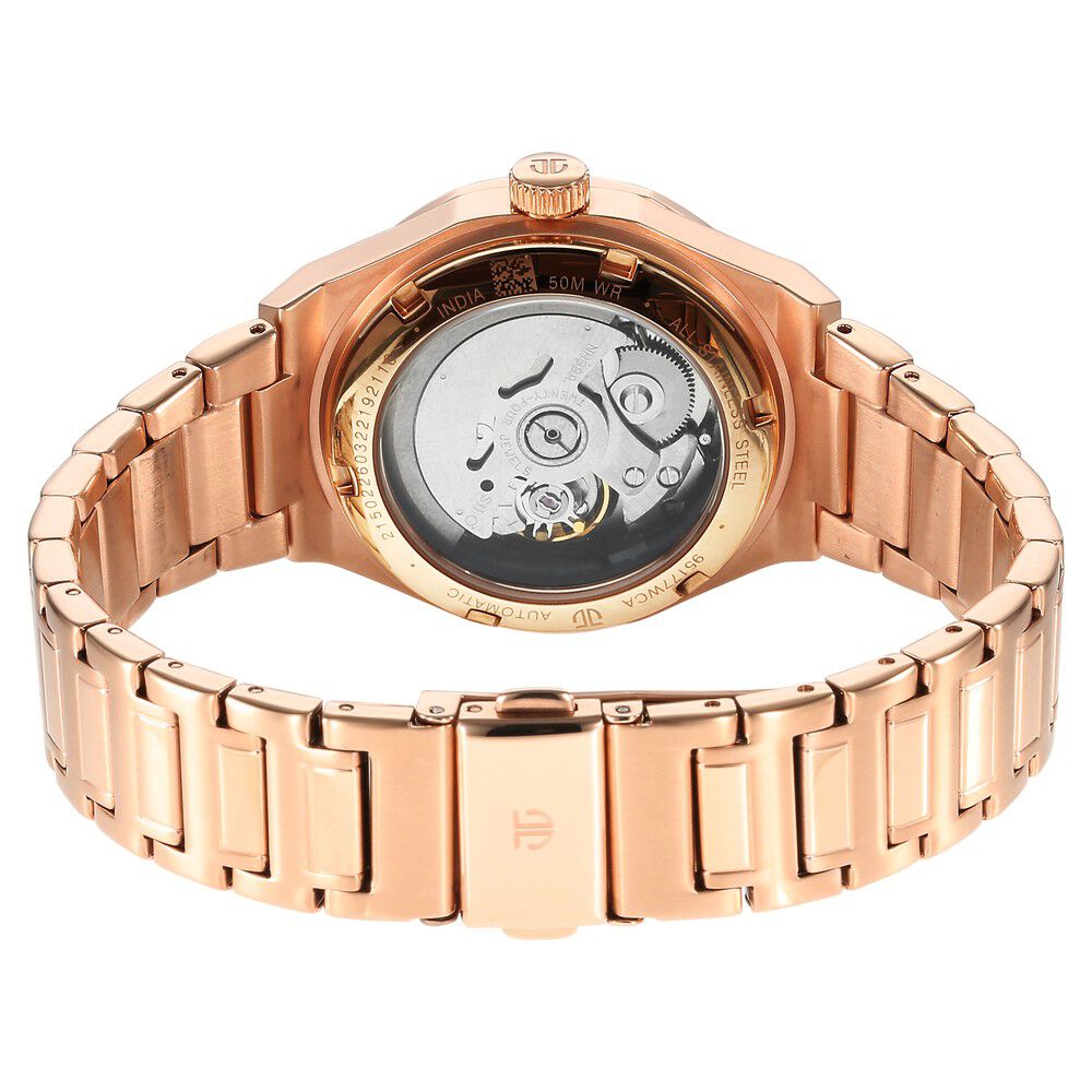 Titan Unending Beauty Automatic Brown Dial Analog Stainless Steel Strap watch for Women - The Watch Factory ®