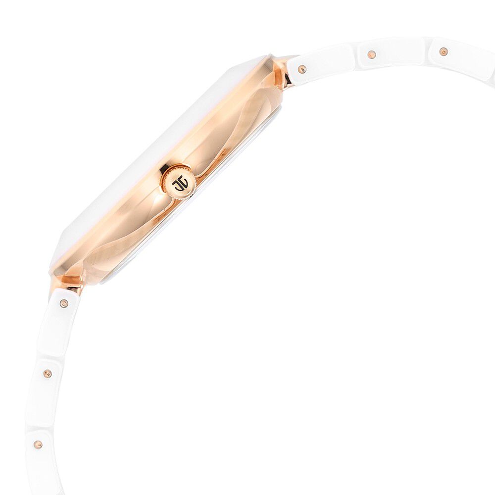 Titan Purple Ceramics White Dial Analog Ceramic Strap watch for Women - The Watch Factory ®