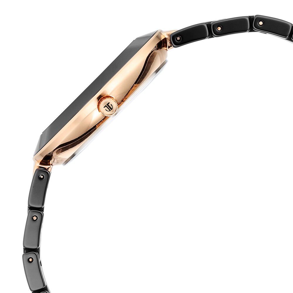 Titan Purple Ceramics Black Dial Analog Ceramic Strap watch for Women - The Watch Factory ®