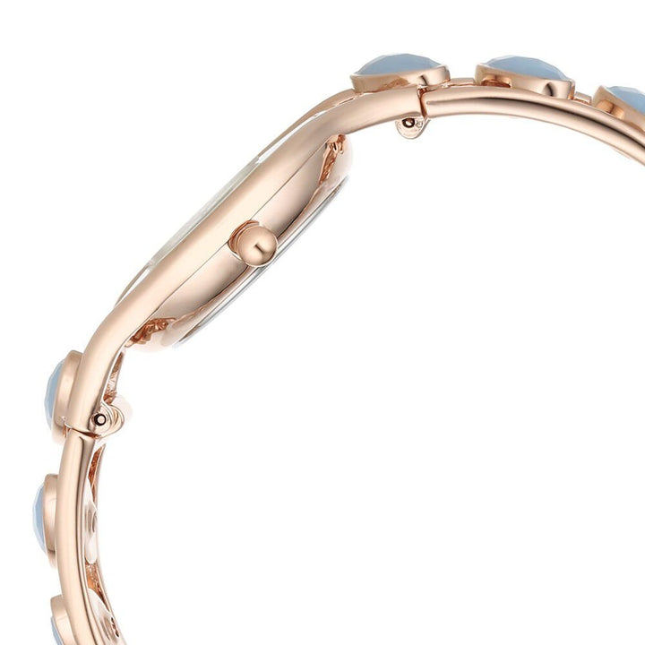 Titan Raga New You Quartz Analog Mother Of Pearl Dial Blue Chalcedony stone strap Watch for Women - The Watch Factory ®