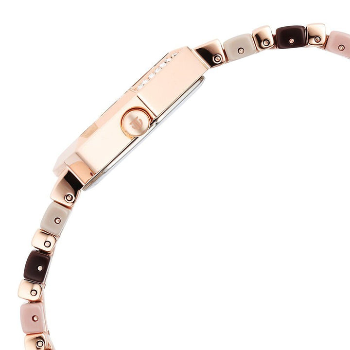 Titan Glitz Rose Gold Dial Analog Metal and Plastic Strap watch for Women - The Watch Factory ®