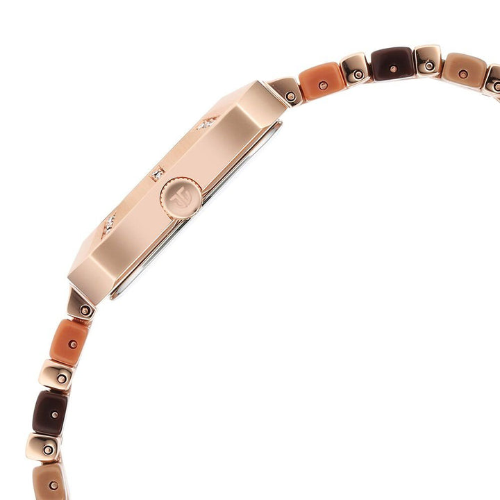 Titan Glitz Rose Gold Dial Analog Metal Strap watch for Women - The Watch Factory ®