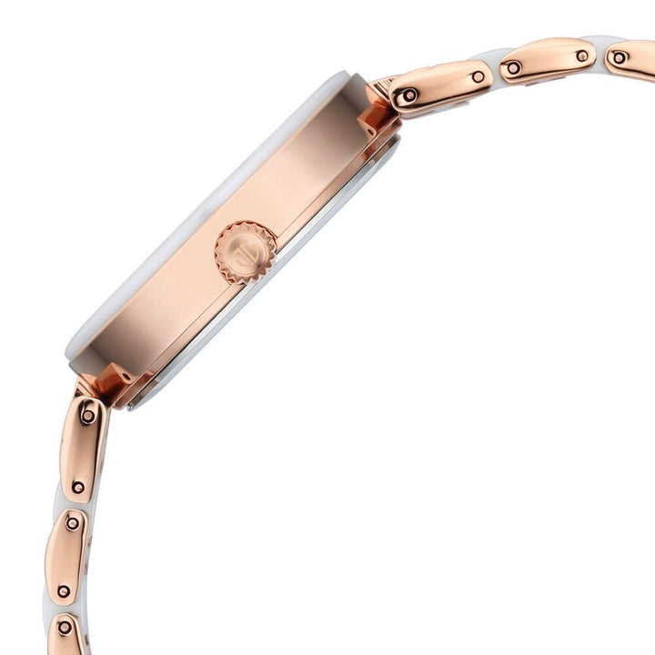 Titan Purple Ceramics Mother Of Pearl Dial Analog Steel and Ceramic Strap watch for Women - The Watch Factory ®