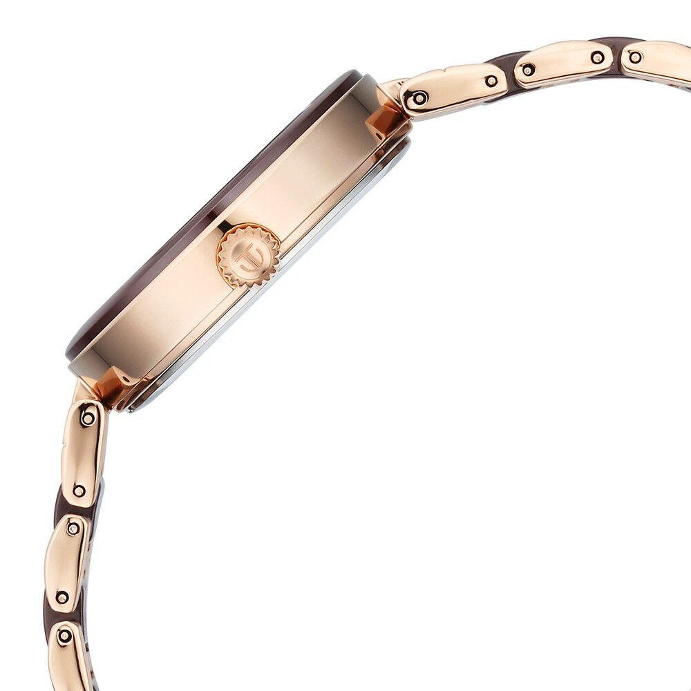 Titan Purple Ceramics Mother of Pearl Dial Analog Steel and Ceramic Strap Watch for Women - The Watch Factory ®