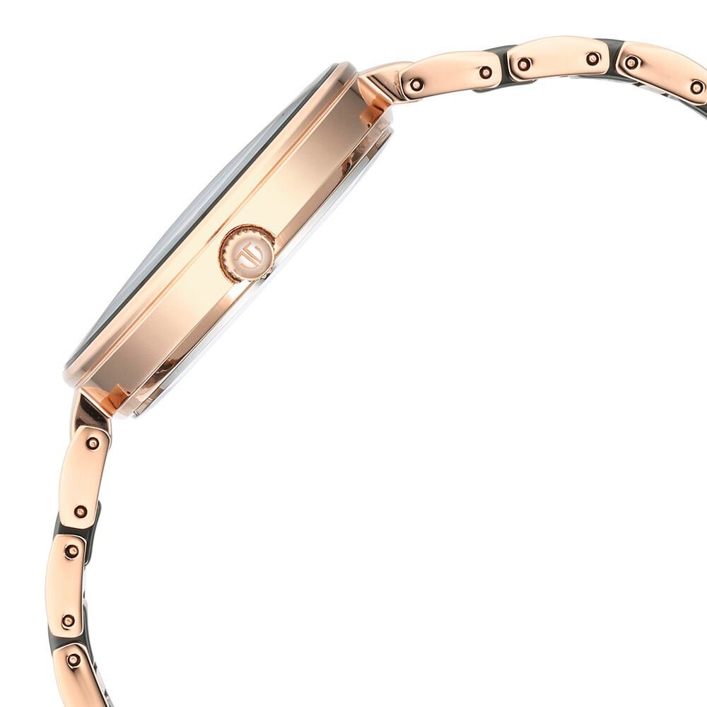 Purple Ceramics Green Dial Steel & Ceramic Strap Watch for Women - The Watch Factory ®