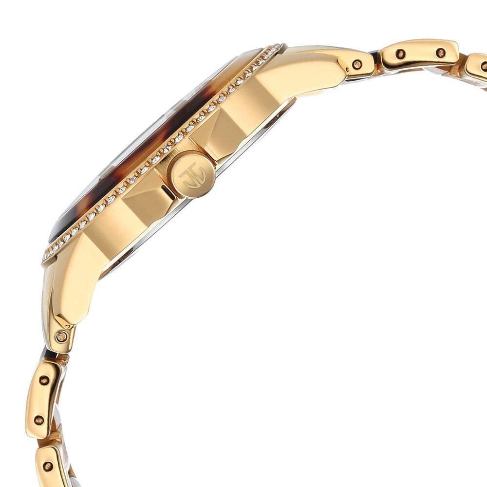 Titan Purple Ceramics Brown Dial Analog Stainless Steel Strap Watch for Women - The Watch Factory ®