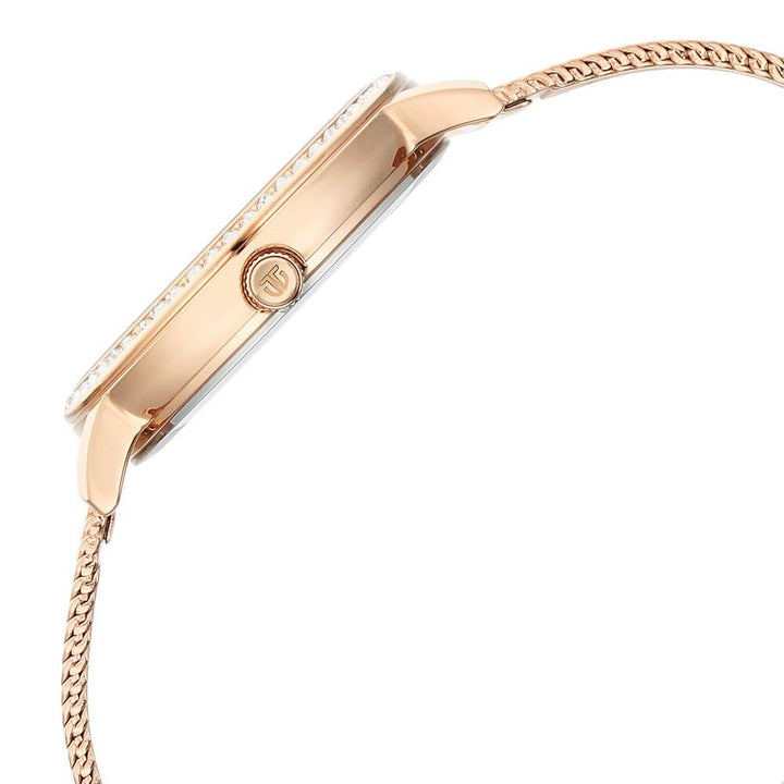 Titan Purple Style Up Quartz Analog Pink Dial Stainless Steel Strap Watch for Women - The Watch Factory ®