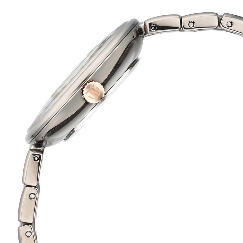 Titan Aura Quartz Analog Titanium Dial With Titanium Stainless Steel Strap Watch for Women - The Watch Factory ®