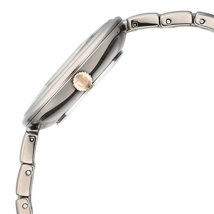 Titan Aura Quartz Analog Titanium Dial With Titanium Stainless Steel Strap Watch for Women - The Watch Factory ®