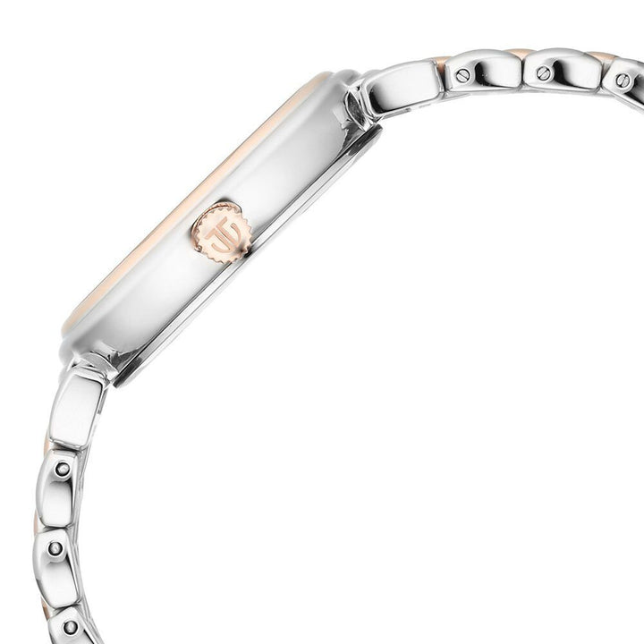 Titan Aura Quartz Analog Silver Dial With Two Toned Stainless Steel Strap Watch For Women - The Watch Factory ®