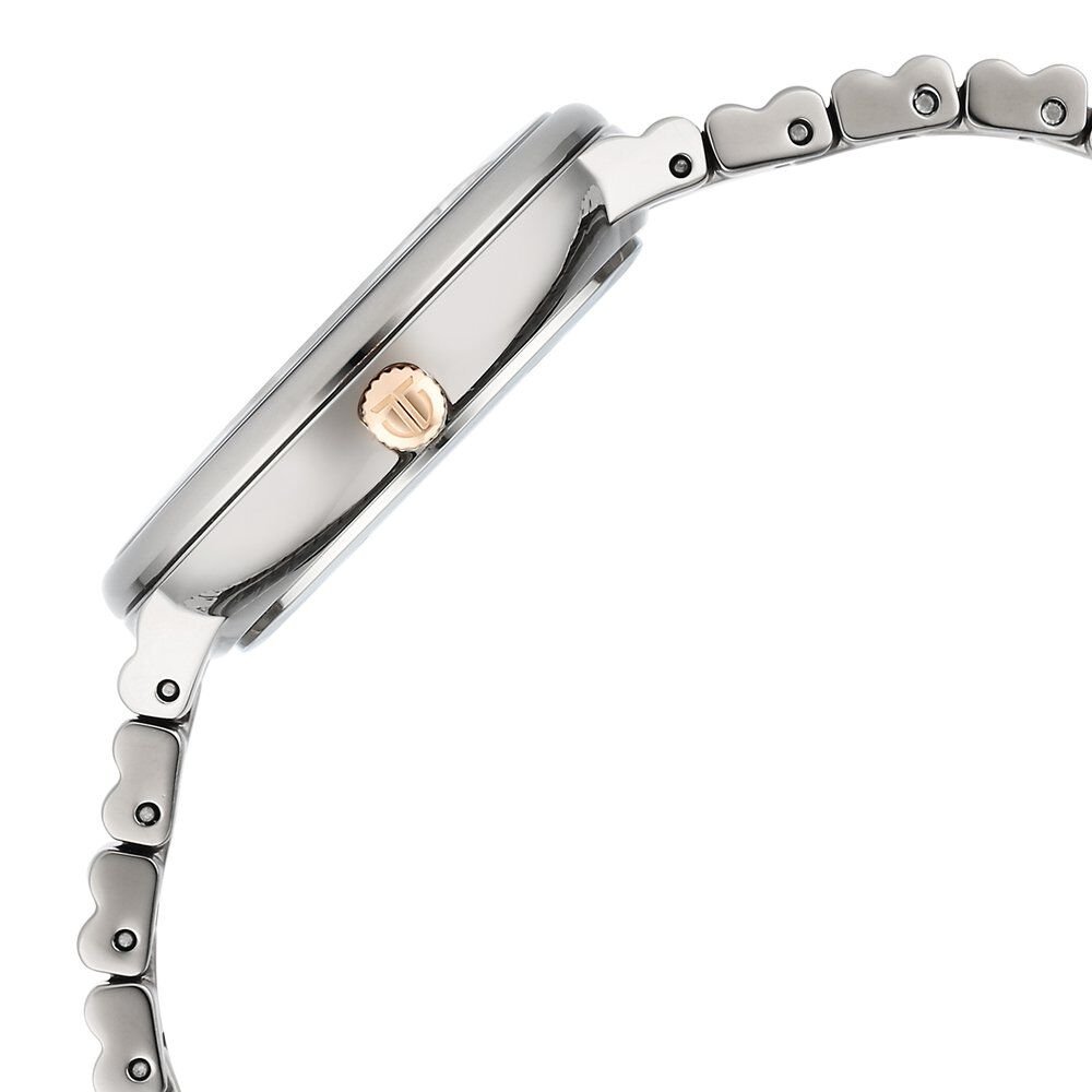 Titan Aura Quartz Analog Purple Dial Stainless Steel Strap Watch for Women - The Watch Factory ®