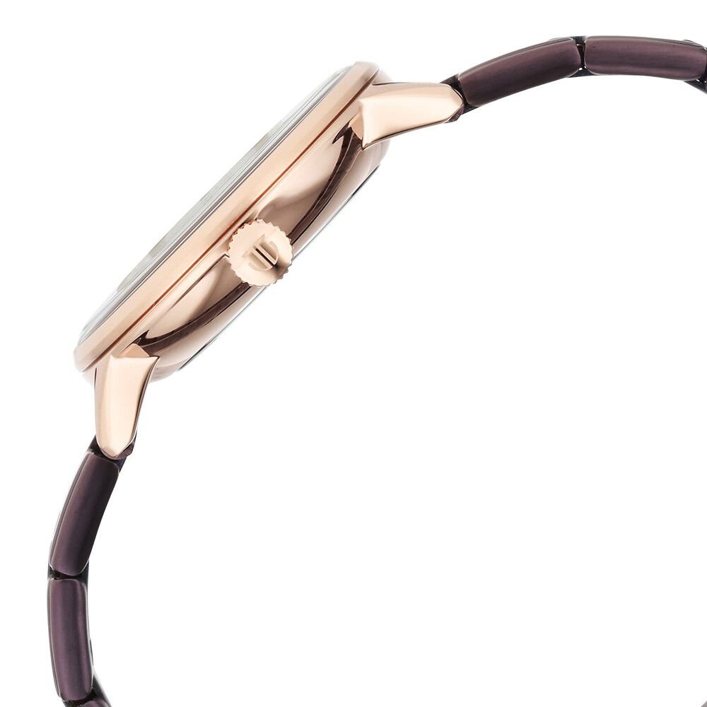 Titan TGIF Quartz Analog Brown Dial Purple Stainless Steel Strap Watch for Women - The Watch Factory ®