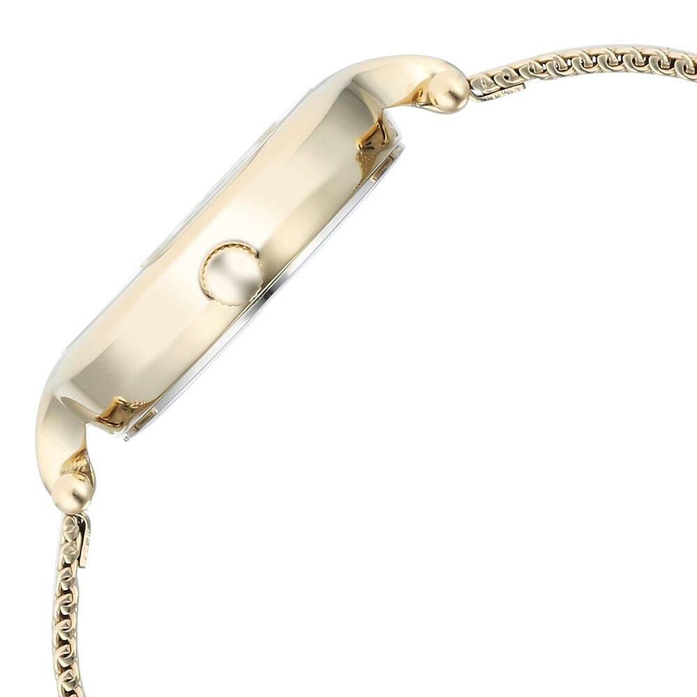 Titan Raga Showstopper Quartz Analog Silver Dial Golden Metal Strap Watch For Women - The Watch Factory ®