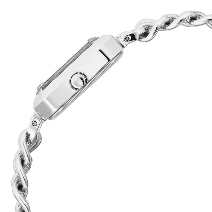 Titan Raga Showstopper Quartz Analog Silver Dial Silver Metal Strap Rectangular Shaped Watch For Women - The Watch Factory ®