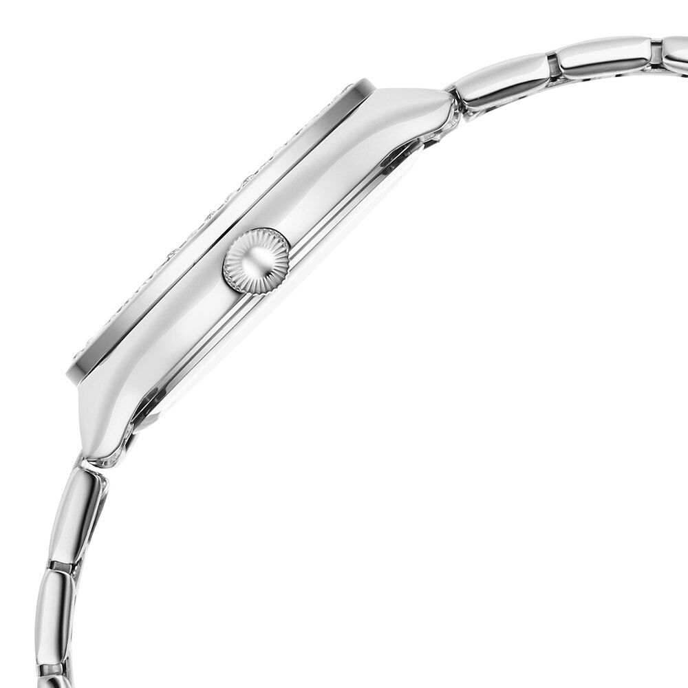 Titan Glamour Quartz Analog with Date Mother Of Pearl Dial Stainless Steel Strap Watch For Women 95289SM01