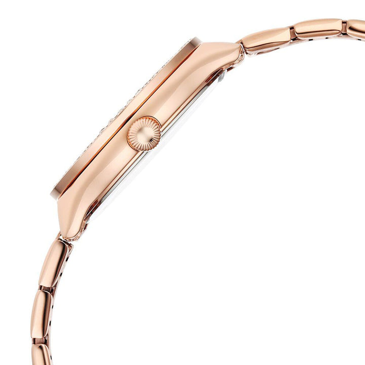 Titan Glamour Quartz Analog with Date Mother Of Pearl Dial Stainless Steel Strap Watch For Women 95289WM01