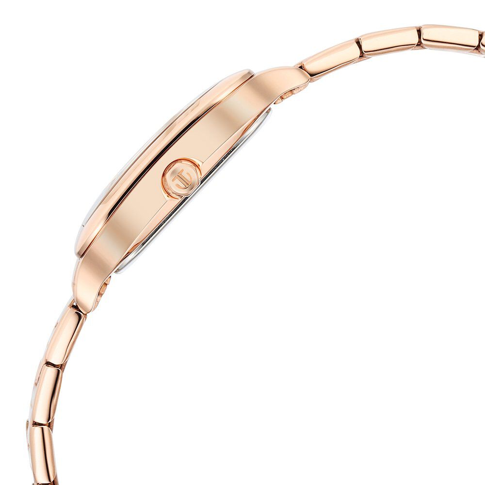 Titan Horizon Quartz Analog White Dial Stainless Steel Strap Watch For Women 95297WM01