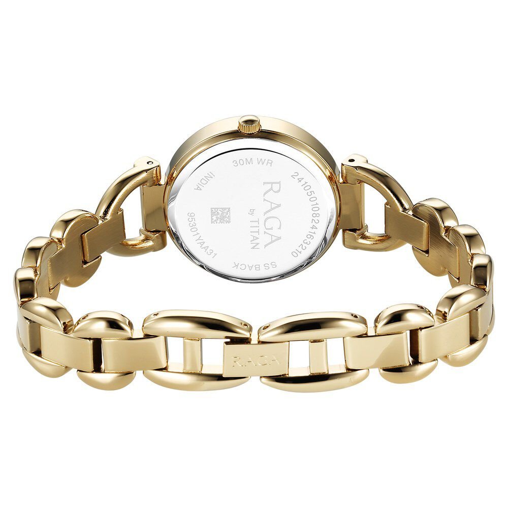 Titan Raga Showstopper Quartz Analog Green Dial Metal Strap Watch For Women - The Watch Factory ®