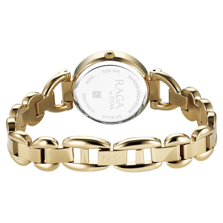 Titan Raga Showstopper Quartz Analog Green Dial Metal Strap Watch For Women - The Watch Factory ®