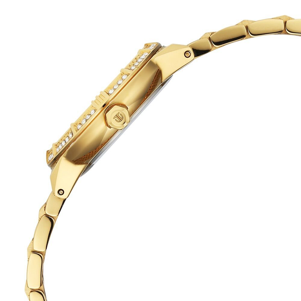 Titan Glamour Quartz Analog Brown Dial Golden Stainless Steel Strap Watch For Women - The Watch Factory ®