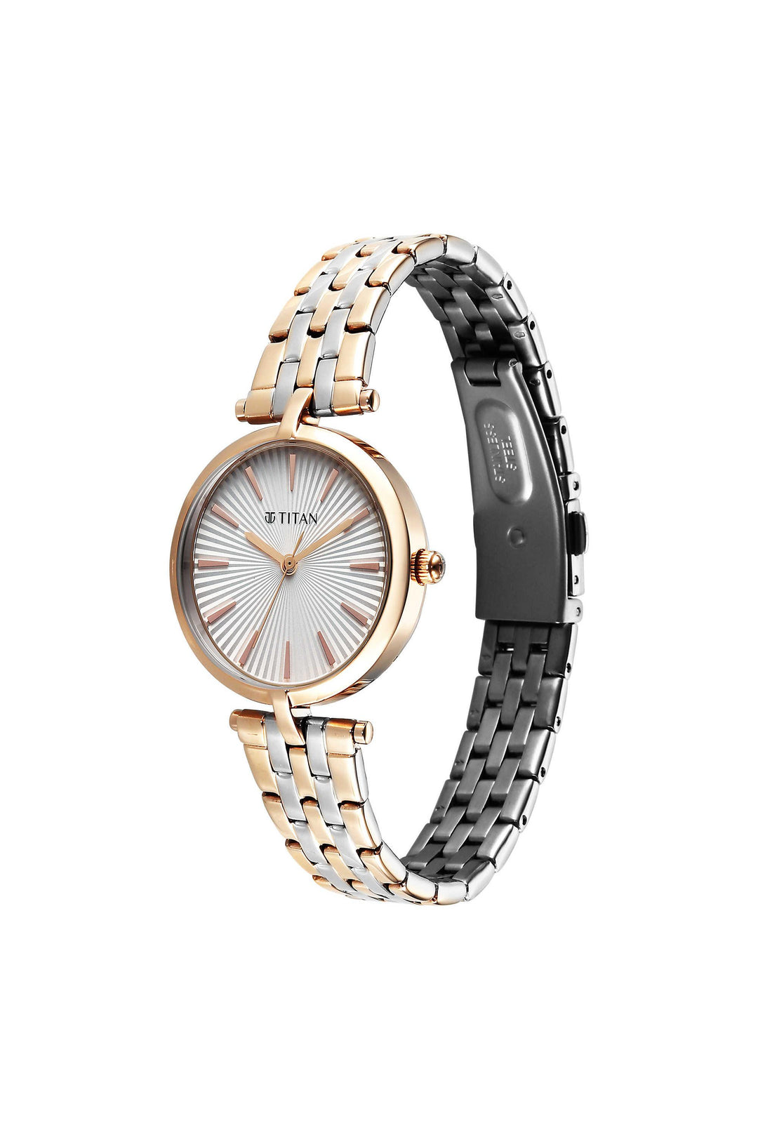 Titan Work Mode 95351KM01 Silver Dial Women&