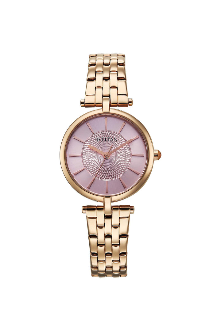 Titan Work Mode 95351WM01 Pink Dial Women&