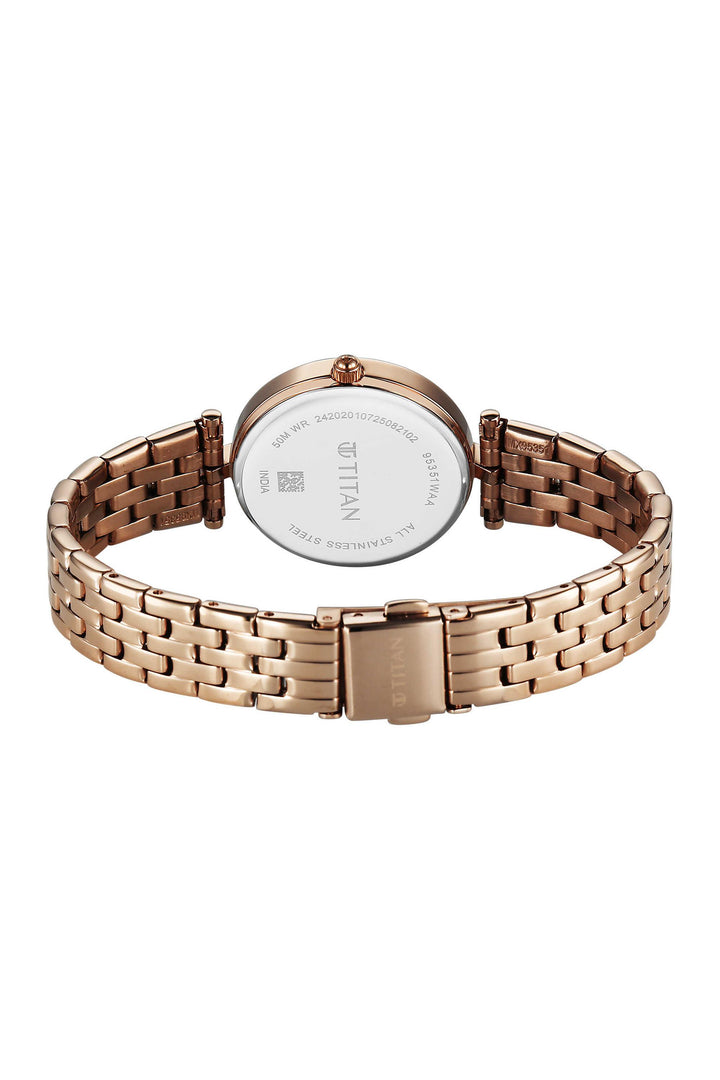 Titan Work Mode 95351WM01 Pink Dial Women&