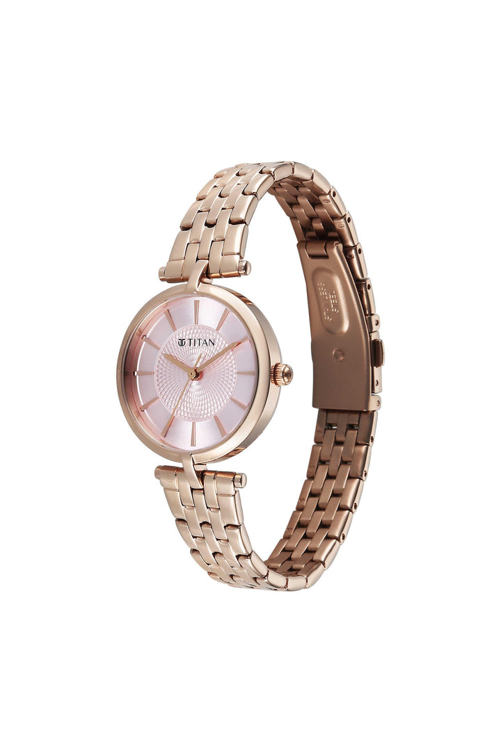 Titan Work Mode 95351WM01 Pink Dial Women&