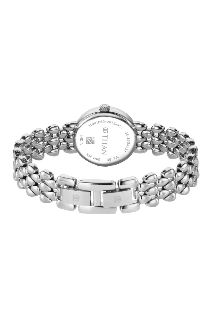Titan Purple Serein 95386SM01 Blue Dial Women&