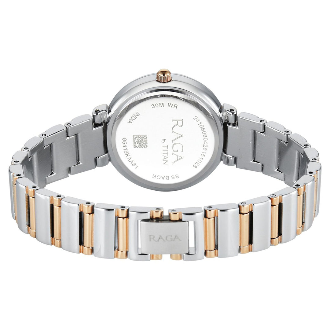 Titan Raga Spotlight 95419KM01 Mother of Pearl Dial Women&