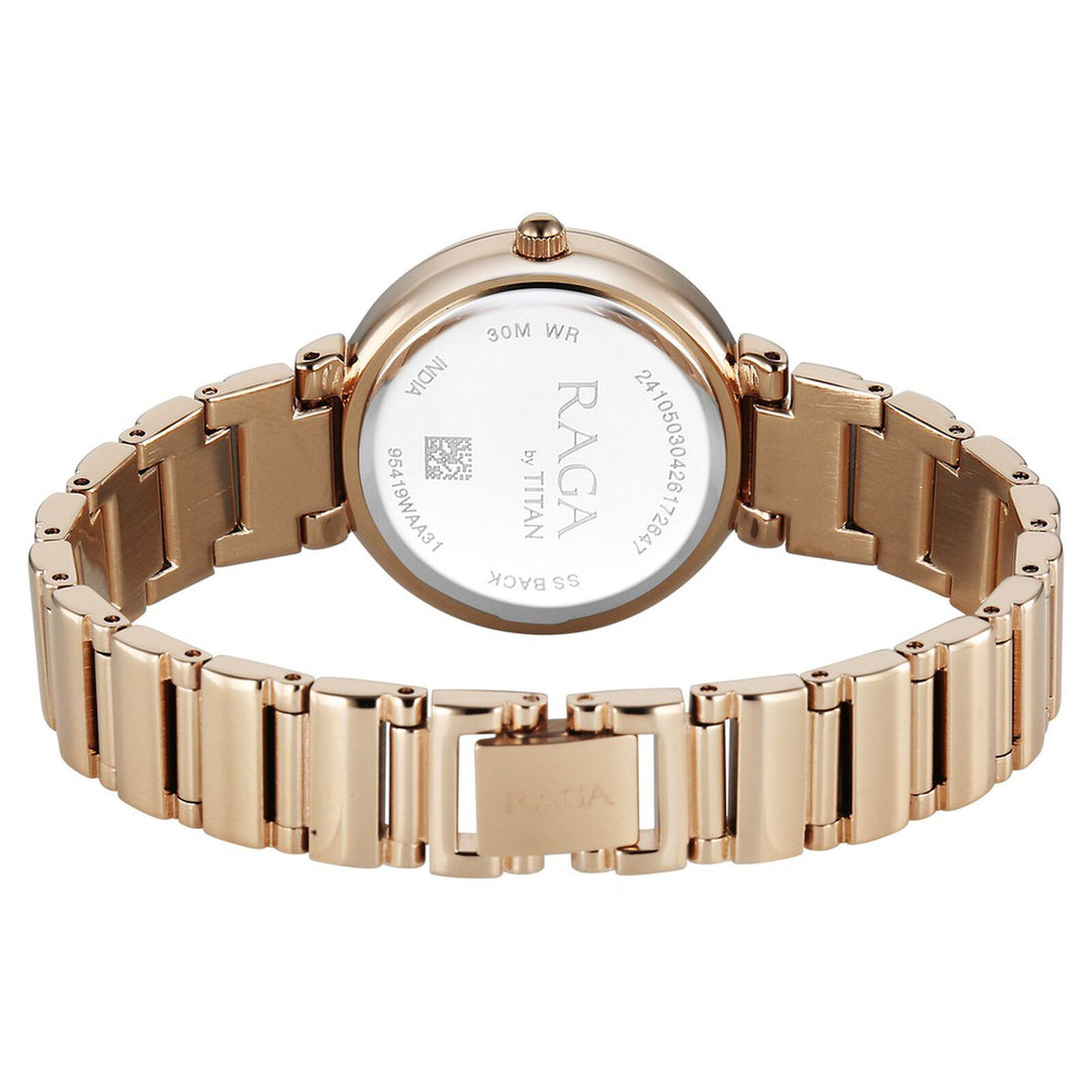 Titan Raga Spotlight 95419WM01 Mother of Pearl Dial Women&