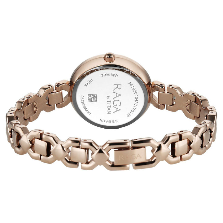 Titan Raga Spotlight 95420WM01 Silver Dial Women&