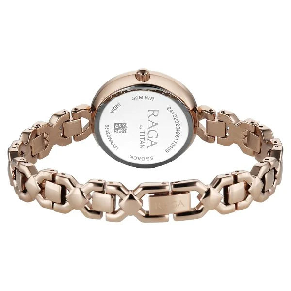 Titan Raga Spotlight 95420WM01 Silver Dial Women&