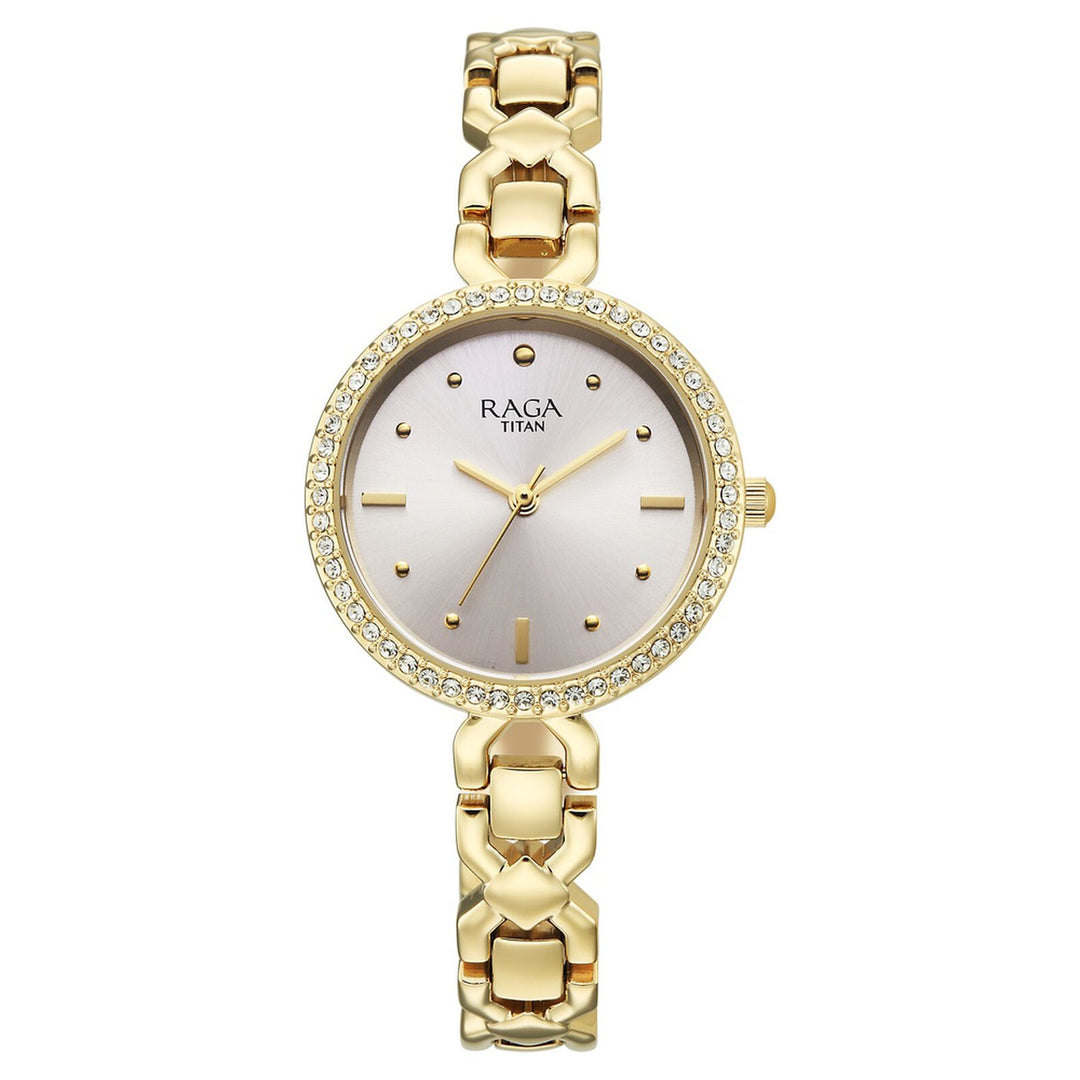 Titan Raga Spotlight 95420YM01 Silver Dial Women&