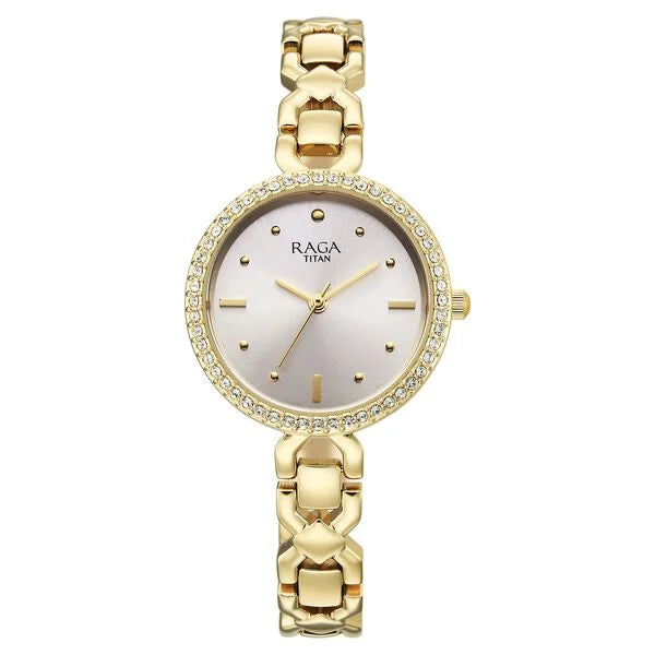 Titan Raga Spotlight 95420YM01 Silver Dial Women&