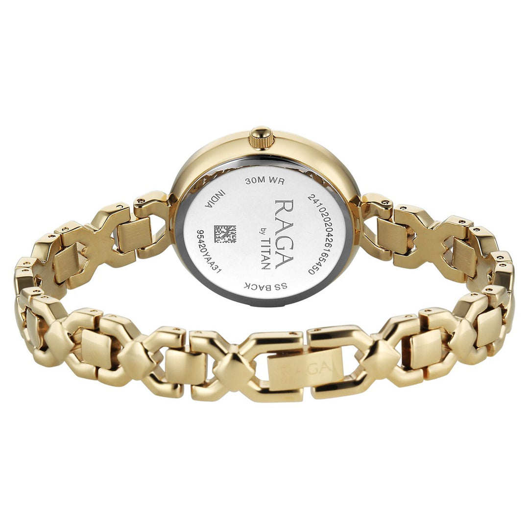 Titan Raga Spotlight 95420YM01 Silver Dial Women&