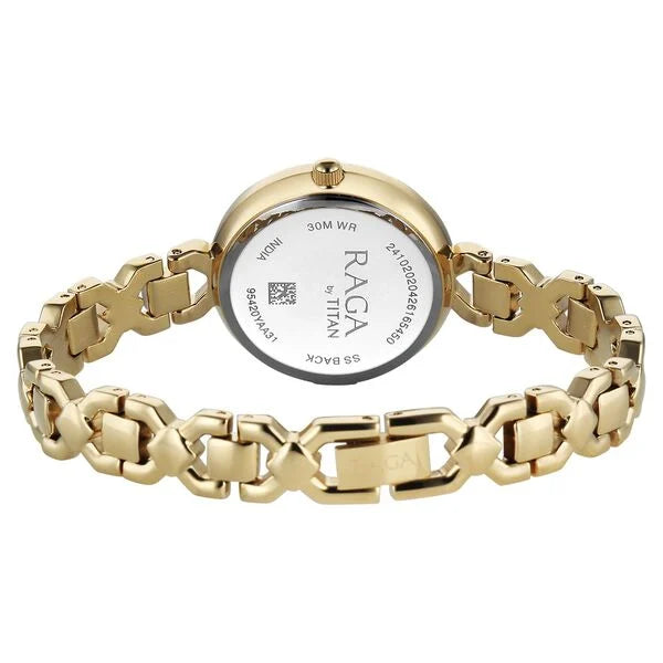 Titan Raga Spotlight 95420YM01 Silver Dial Women&