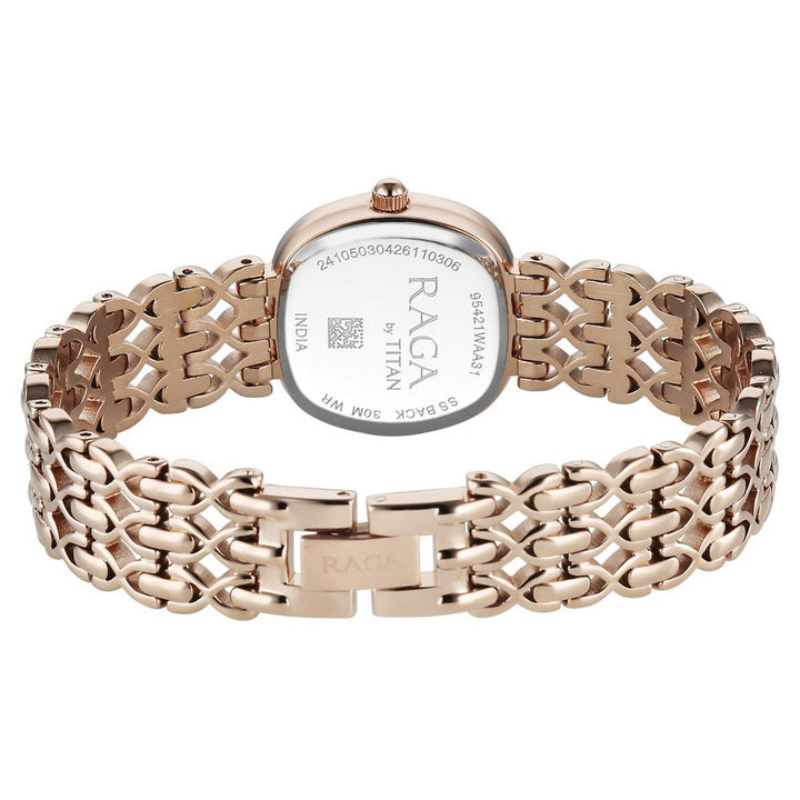 Titan Raga Spotlight 95421WM01 White Dial Women&