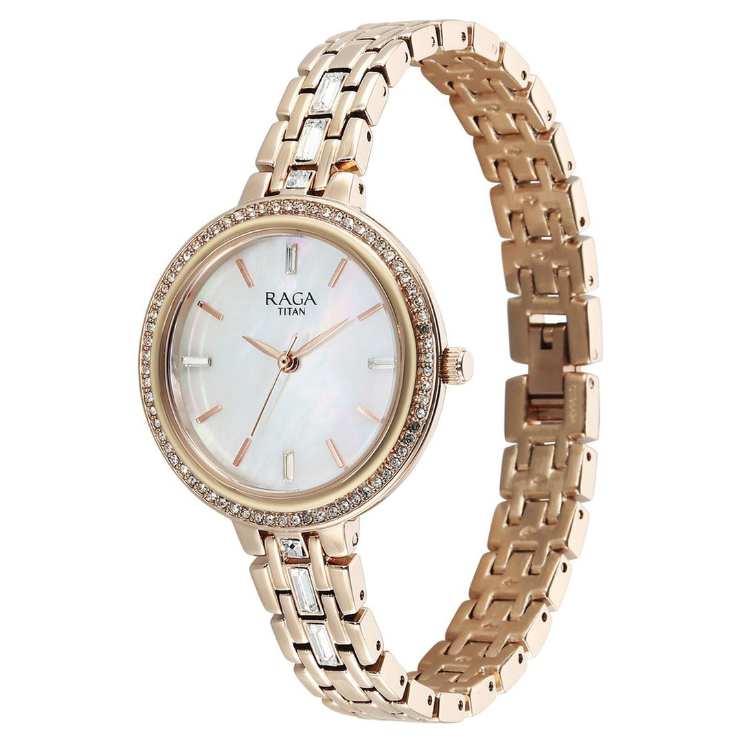Titan Raga Spotlight 95424WM01 Silver Dial Women&