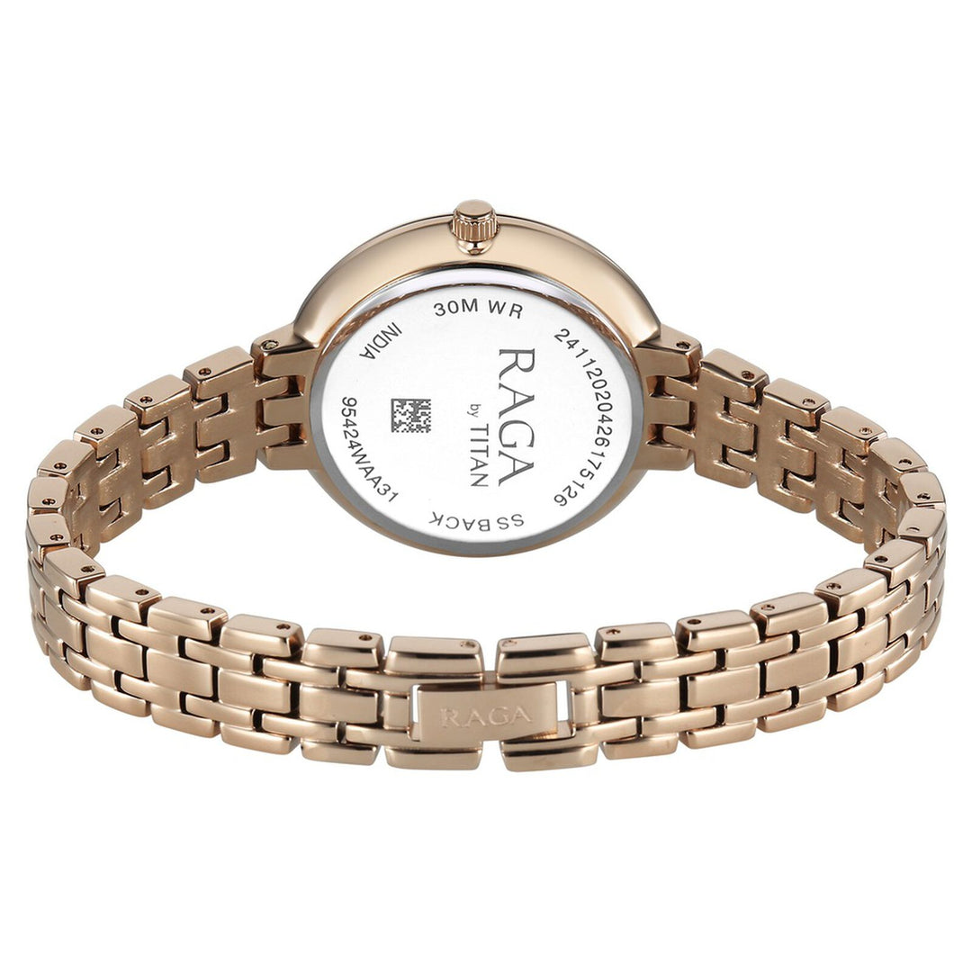 Titan Raga Spotlight 95424WM01 Silver Dial Women&