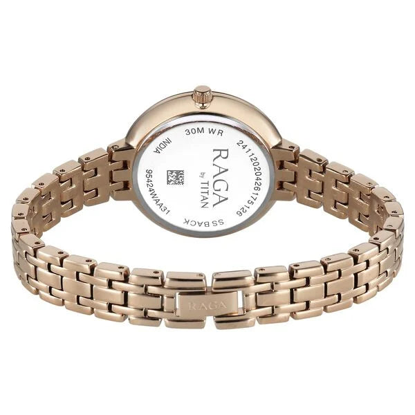 Titan Raga Spotlight 95424WM01 Silver Dial Women&