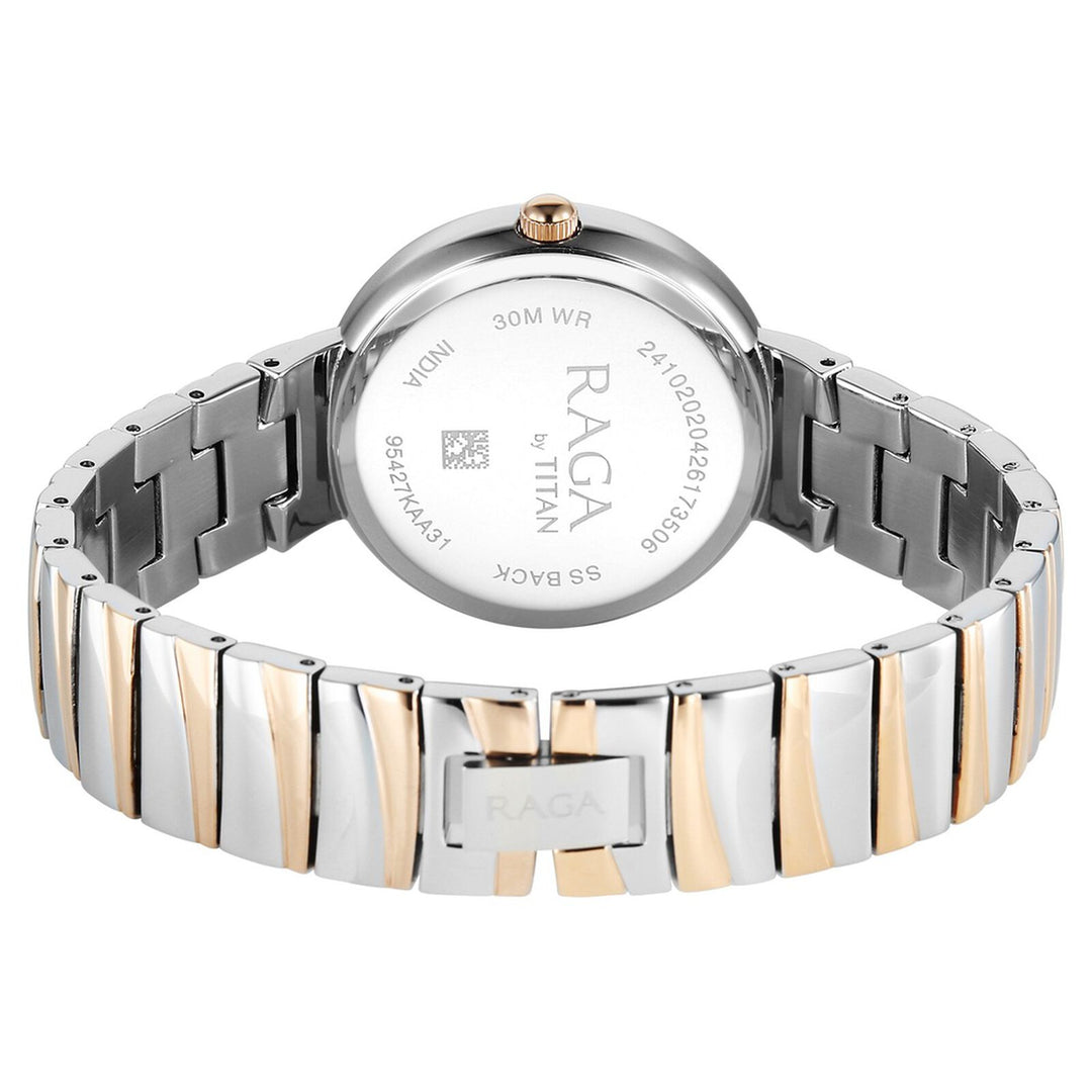 Titan Raga Spotlight 95427KM01 Silver Dial Women&
