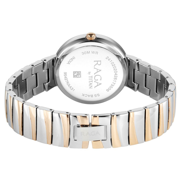 Titan Raga Spotlight 95427KM01 Silver Dial Women&