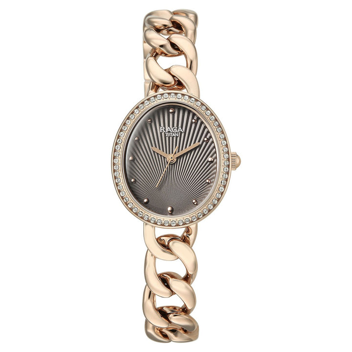 Titan Raga Spotlight 95429WM01 Grey Dial Women&