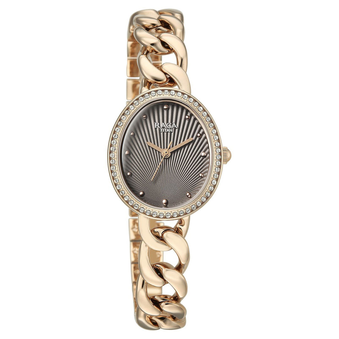 Titan Raga Spotlight 95429WM01 Grey Dial Women&